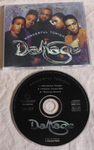 DAMAGE Wonderful tonight CD MAXI SINGLE CDM 3 tr 1997 Nether