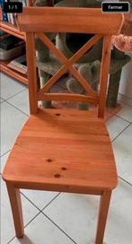 6 chaises en pin massif en très bon état !, Ophalen, Zo goed als nieuw
