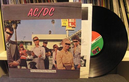 AC/DC Dirty Deeds Done Dirt Cheap Vinyl, Cd's en Dvd's, Vinyl | Hardrock en Metal, Zo goed als nieuw, Ophalen