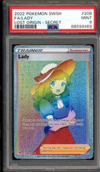 Lady [Full Art] PSA 9 - 208/196 - Lost Origin 2022, Ophalen of Verzenden, Zo goed als nieuw, Losse kaart