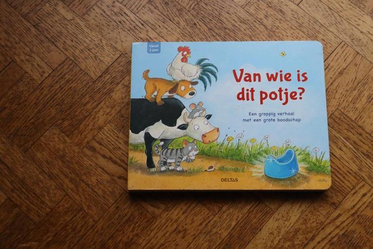 Van wie is dit potje? - kartonnen boekje, Livres, Livres pour enfants | 4 ans et plus, Utilisé, Enlèvement ou Envoi
