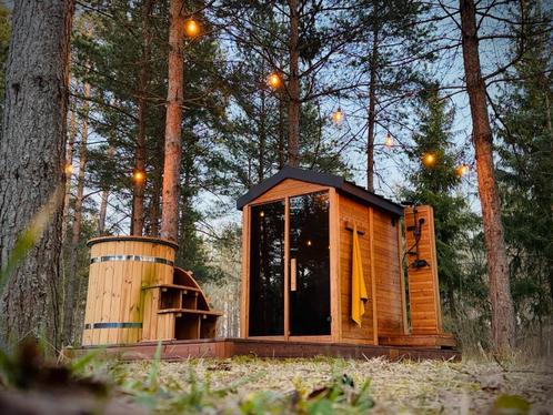 Thermowood DIY sauna "moti", Sport en Fitness, Sauna, Nieuw, Onderdelen, Fins of Traditioneel, Ophalen of Verzenden