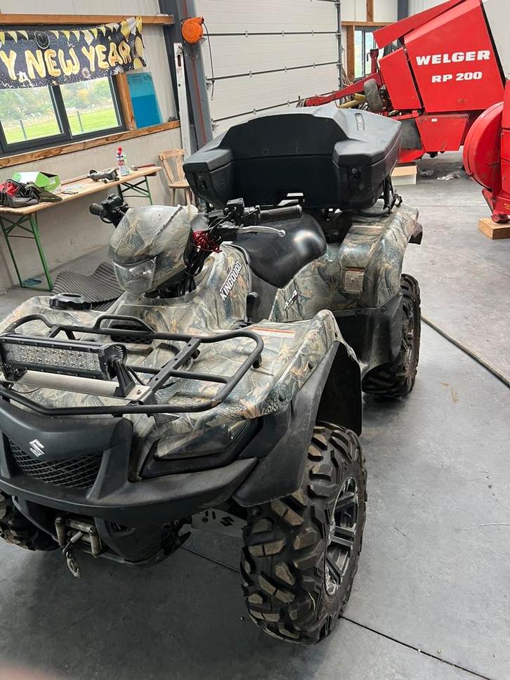Suzuki kinqguad 750, Motoren, Quads en Trikes, 1 cilinder, Ophalen