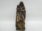 "Sint Anna ten drieën" bronzen beeldje, hoogte 36cm, Antiek en Kunst, Antiek | Religieuze voorwerpen, Ophalen