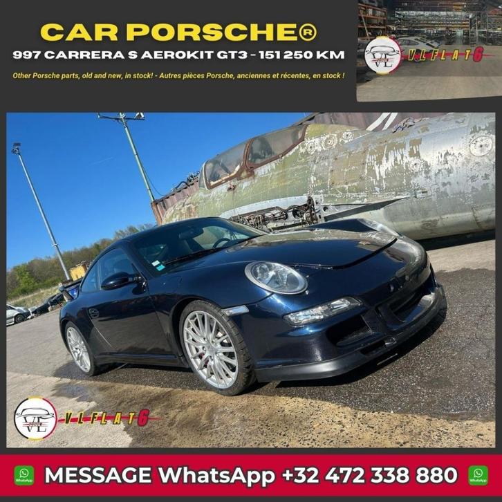 Porsche 997 Carrera S 3.8 (2004) — 151.250 km + Aerokit, Auto's, Porsche, Particulier, Te koop, Benzine, Coupé, 2 deurs, Handgeschakeld