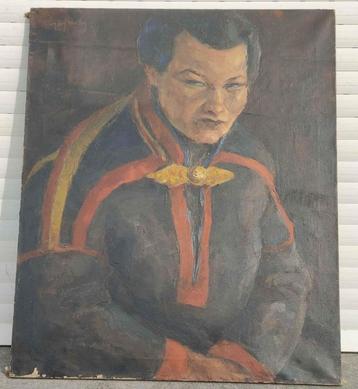 huile sur toile signe henry van der poorten beschikbaar voor biedingen