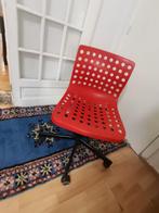 Chaise bureau rouge ikea, Chaise de bureau, Utilisé, Rouge, Enlèvement ou Envoi