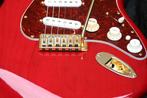 Fender Deluxe Player Stratocaster – Crimson Red Transparent, Muziek en Instrumenten, Ophalen, Gebruikt, Solid body, Fender