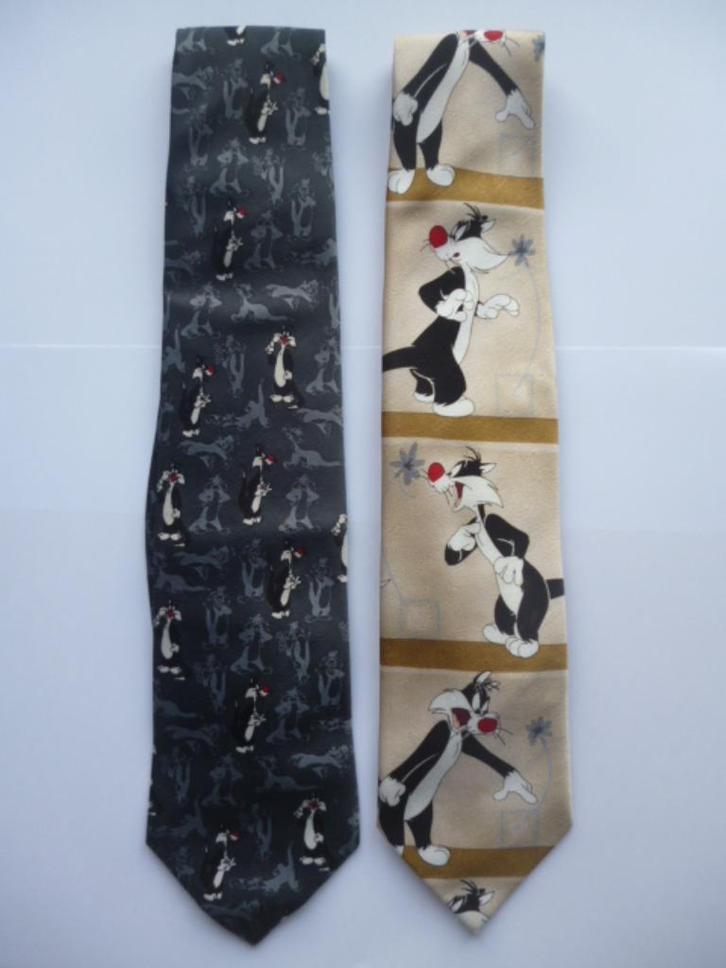 Stropdas, das Sylvester (Looney Tunes), Kleding | Heren, Stropdassen, Zo goed als nieuw, Ophalen of Verzenden
