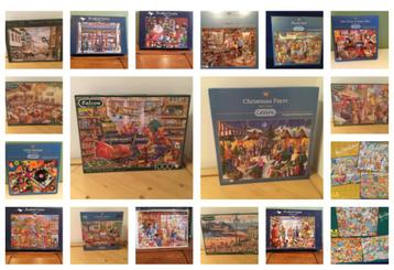 Allerlei puzzels - Bluebird, Falcon de luxe, Gibsons, ...