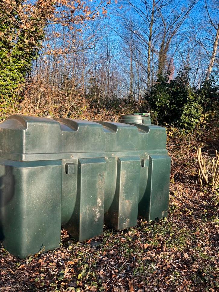 Dubelwandige kunsstof mazouttank te koop., Doe-het-zelf en Bouw, Overige Doe-Het-Zelf en Bouw, Zo goed als nieuw, Ophalen