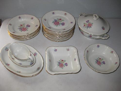 Vintage - Porseleinen eetservies - Marie Luise - Set 2., Antiek en Kunst, Antiek | Servies compleet, Ophalen of Verzenden