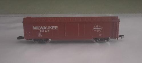 Wagon couvert Marklin 8637 Z Scale Milwaukee Road, Hobby & Loisirs créatifs, Trains miniatures | Échelles Autre, Neuf, Wagon, Märklin