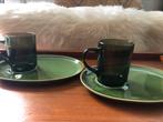 Vintage ikea bordjes / 2 tassen arcopal, thee koffie, Huis en Inrichting, Ophalen