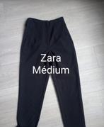 Pantalon femme noir Zara medium, Comme neuf, Zara, Noir, Taille 38/40 (M)