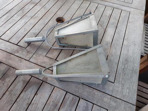 VINTAGE Kaarsenlantaarns uit processie (1950), Tuin en Terras, Buitenverlichting, Zo goed als nieuw, Glas, Ophalen of Verzenden