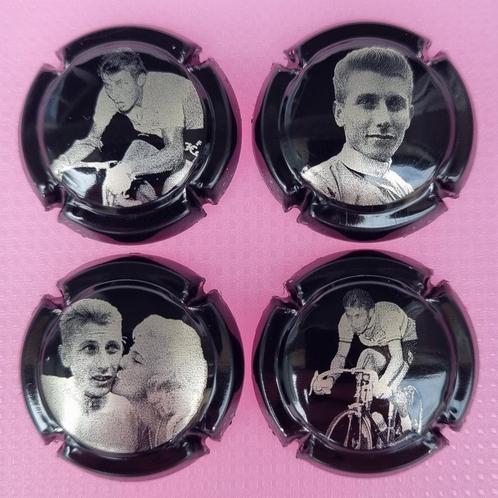 JACQUES ANQUETIL 4 capsules de champagne, Collections, Collections Autre, Comme neuf, Envoi