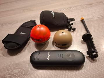 Deeper chirp 2 + range extender, Watersport en Boten, Hengelsport | Karpervissen, Ophalen of Verzenden, Zo goed als nieuw