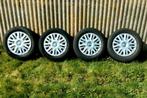 4 jantes VW Golf avec des pneus hiver 195/65-15, 15 pouces, Pneus et Jantes, Pneus hiver, Enlèvement