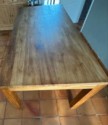 Table en teck, Maison & Meubles, Tables | Tables à manger, Enlèvement, Comme neuf