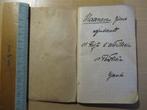 AB-BL Artillery-Persoonlijk notitieboek voor 1940, Ophalen of Verzenden, Landmacht, Overige typen