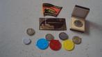 lot Spoorwegen DDR medailles etc, Verzamelen, Ophalen of Verzenden