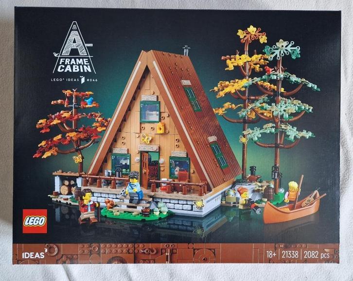Lego Ideas 21338 A-frame boshut sealed, Enfants & Bébés, Jouets | Duplo & Lego, Neuf, Lego, Ensemble complet, Enlèvement ou Envoi