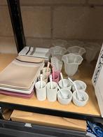 Kleurrijk servies/apero potjes/ijscoupes, Ophalen, Zo goed als nieuw