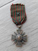 Franse medaille croix de guerre wo1 14-18 met ster, Verzamelen, Ophalen of Verzenden