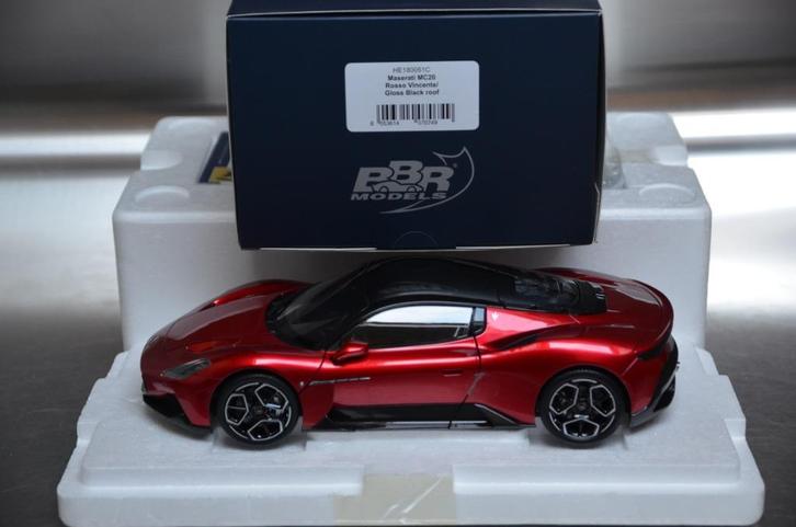 1/18 Maserati MC20 BBR Diecast, Hobby en Vrije tijd, Modelauto's | 1:18, Nieuw, Auto, Overige merken, Ophalen of Verzenden