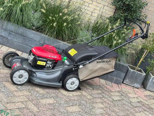 Honda HRX537HY gebruikte grasmaaier 53cm hydrost. mesk. mulc, Tuin en Terras, Zitmaaiers, Gebruikt