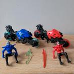 Rode en blauwe Power Rangers met moto en wapen, Kinderen en Baby's, Gebruikt, Ophalen of Verzenden