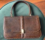 Vintage handtas in slangenleer - jaren 50, Handtassen en Accessoires, Tassen | Damestassen, Ophalen of Verzenden, Zo goed als nieuw