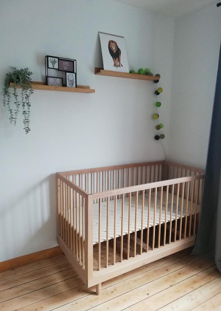 Meegroeibed Nobodinoz + matras en hoesjes, Kinderen en Baby's, Kinderkamer | Complete kinderkamers, Zo goed als nieuw, Ophalen