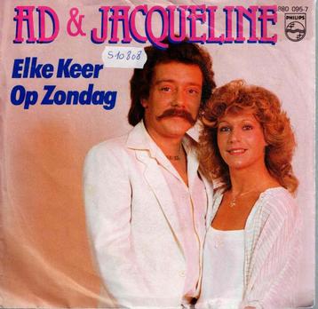 Vinyl, 7"   -    Ad & Jacqueline* – Elke Keer Op Zondag beschikbaar voor biedingen