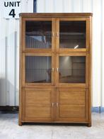 Vitrinekast Faro merk Theuns. Het kan geleverd worden., Huis en Inrichting, Kasten | Vitrinekasten, Ophalen, 100 tot 150 cm, Eikenhout
