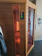 Infrarood sauna 160x160 (hoekmodel), Ophalen, Gebruikt, Infrarood, Complete sauna