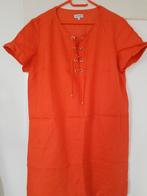 ANTONELLE ROBE LIN ORANGE T44, Kleding | Dames, Jurken, Ophalen, Zo goed als nieuw, Oranje
