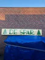 Oud emaille bord van De Spar supermarkt, Ophalen