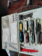 Treinset Lima met sporen en stations gemonteerd op bord, Hobby & Loisirs créatifs, Trains miniatures | HO, Enlèvement, Set de Trains