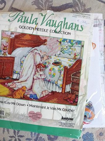Borduurpakket Now I lay me Down van Paula Vaughan beschikbaar voor biedingen