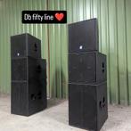 ✅DB technologies fiftyline pa systeem, Ophalen of Verzenden, Gebruikt, 120 watt of meer, Overige typen