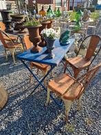 chaises françaises anciennes en fer 20€ chacune, Jardin & Terrasse, Ensembles de jardin, Enlèvement, Utilisé