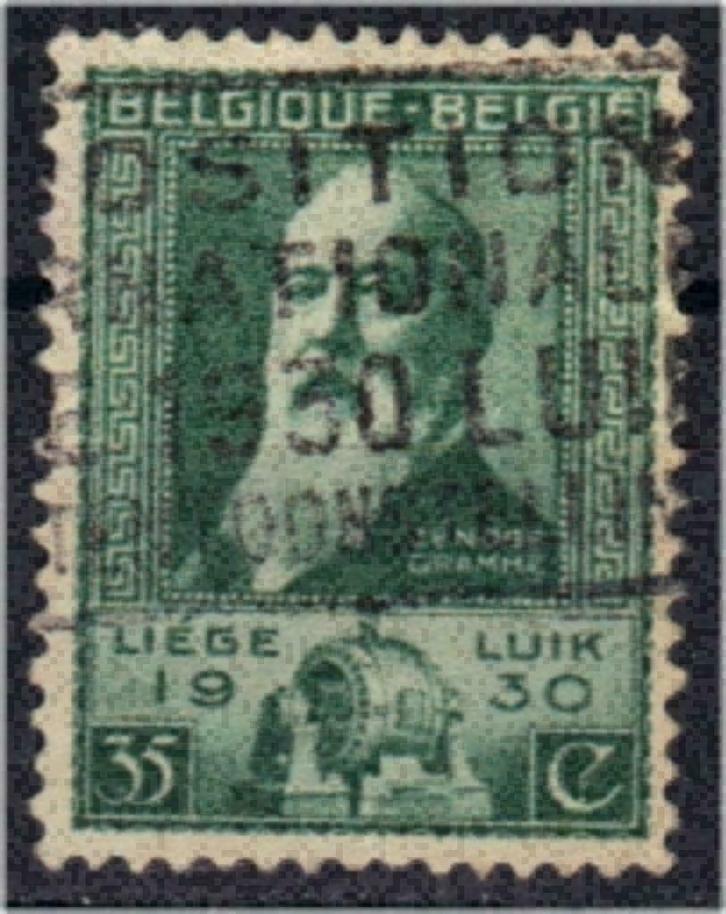 Belgie 1930 - Yvert/OBP 299 - Zenobe Gramme (ST), Postzegels en Munten, Postzegels | Europa | België, Gestempeld, Verzenden