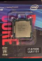 Intel i7 8700k, Computers en Software, Processors, LGA 1151, Ophalen of Verzenden, Zo goed als nieuw, 4 Ghz of meer