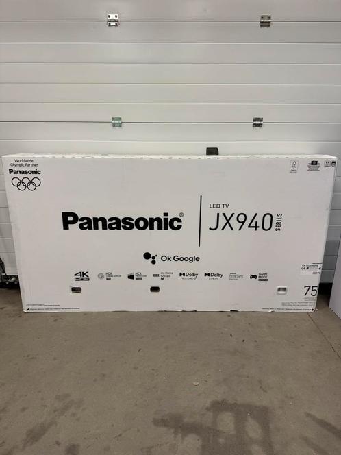 Panasonic 75” TX-75JX940E 75 4K smart TV, Audio, Tv en Foto, Televisies, Nieuw, LED, 100 cm of meer, 4k (UHD), Panasonic, 100 Hz