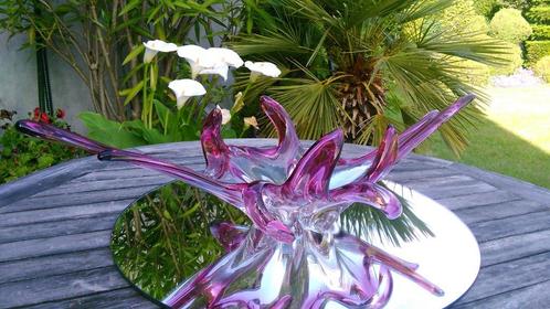 Glazen schaal Murano glas sierkunst tafelstuk b 60cm, Antiek en Kunst, Antiek | Glaswerk en Kristal, Ophalen