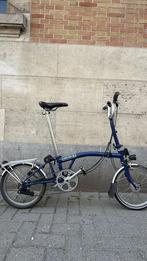 Brompton blue M6R dynamogeluid vol vermogen 6versnellingen, Fietsen en Brommers, Ophalen, Brompton, 14 tot 16 inch, Versnellingen