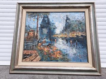 Huile sur toile signe donald barton beschikbaar voor biedingen