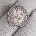 Munt / België / Leopold II / 1 Frank / 1904 VL / Zilver 835, Ophalen of Verzenden, Zilver, Zilver